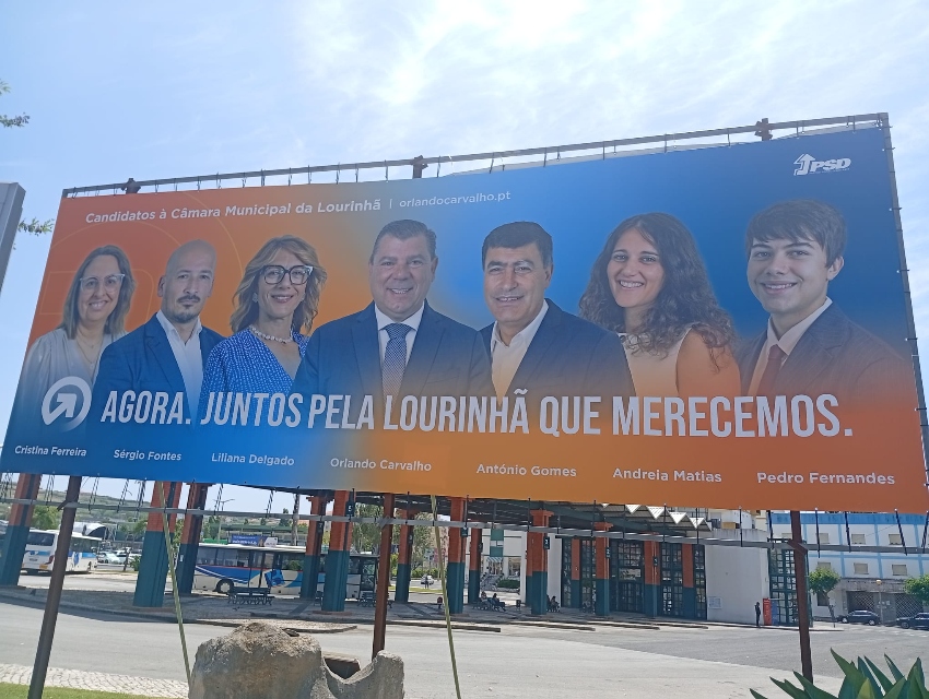 PSD Lourinha candidatos outdoor 2026