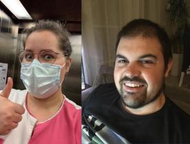 DIÁSPORA-COVID-19: testemunho de André Costa, da Zambujeira, e Ana Rita Pedro, da Póvoa de Penafirme, em França