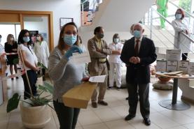 COVID-19: Caixa de Crédito Agrícola da Lourinhã homenageou profissionais do Centro de Saúde