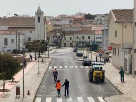 COVID-19: Município da Lourinhã procede à desinfecção de locais na via pública no concelho 