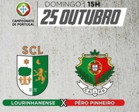 Futebol: SC Lourinhanense perdeu em casa por 1-0 frente ao Pêro Pinheiro