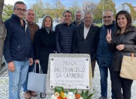 PSD/Oeste voltou a homenagear simbolicamente Sá Carneiro em Torres Vedras