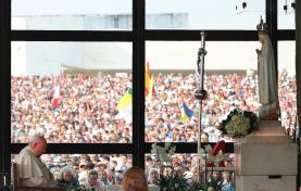 JMJ: Duzentas mil pessoas recebem o Papa no Santuário de Fátima