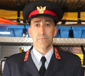 António Matos, novo comandante dos Bombeiros Voluntários da Lourinhã, em entrevista ao ALVORADA