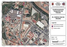 Instalação de modelos de dinossauros condiciona trânsito na vila da Lourinhã
