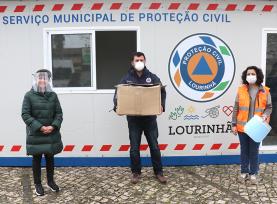 Farmácia Quintans doou uma centena de viseiras à Protecção Civil
