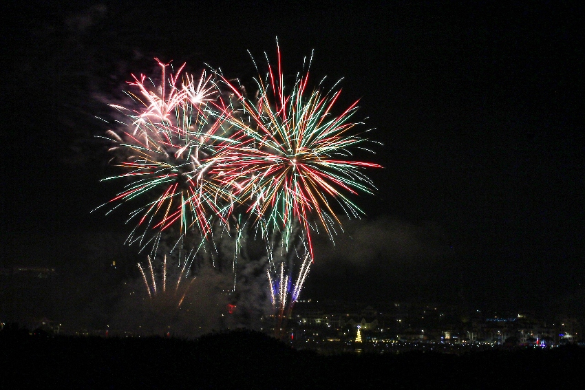 foto de artificio sao martinho do porto PR
